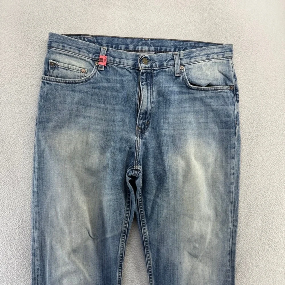 Vintage Banana Republic Jeans Men's 35x32 Blue Bootcut Faded  Baggy Skater y2k